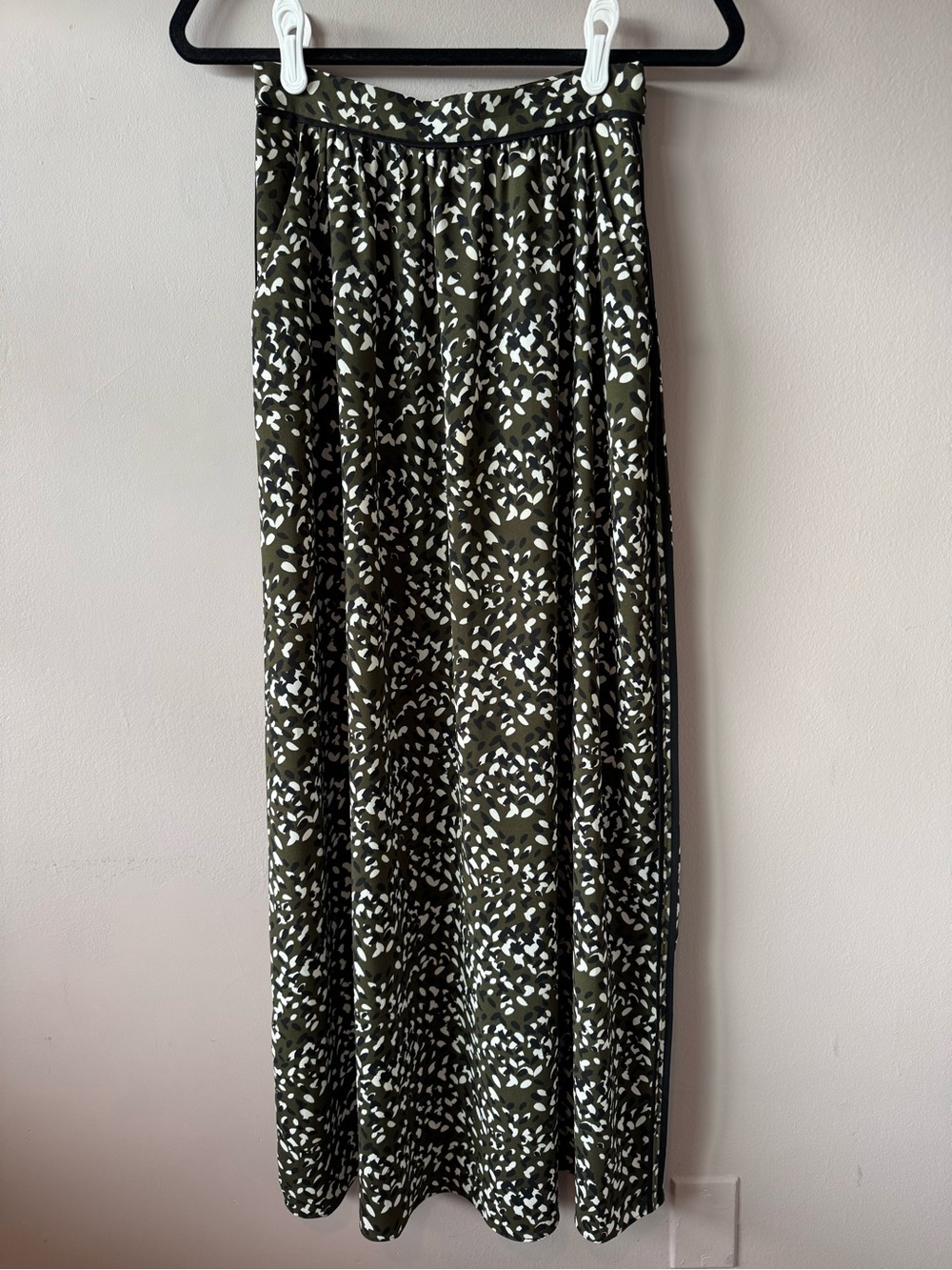 Whistles Designer NWOT Women’s Abstract Smudge Printed Maxi Skirt Size 2
